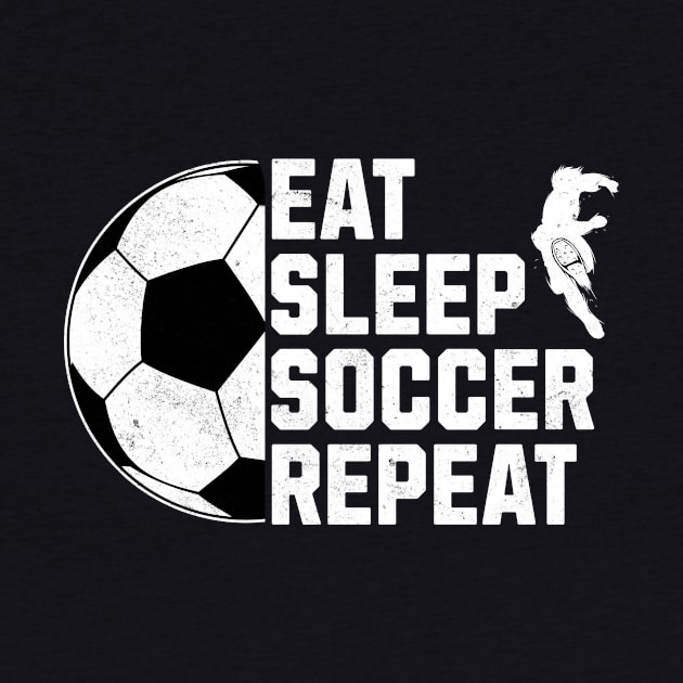 Eat, Sleep, Soccer, Repeat by PopularDesigns